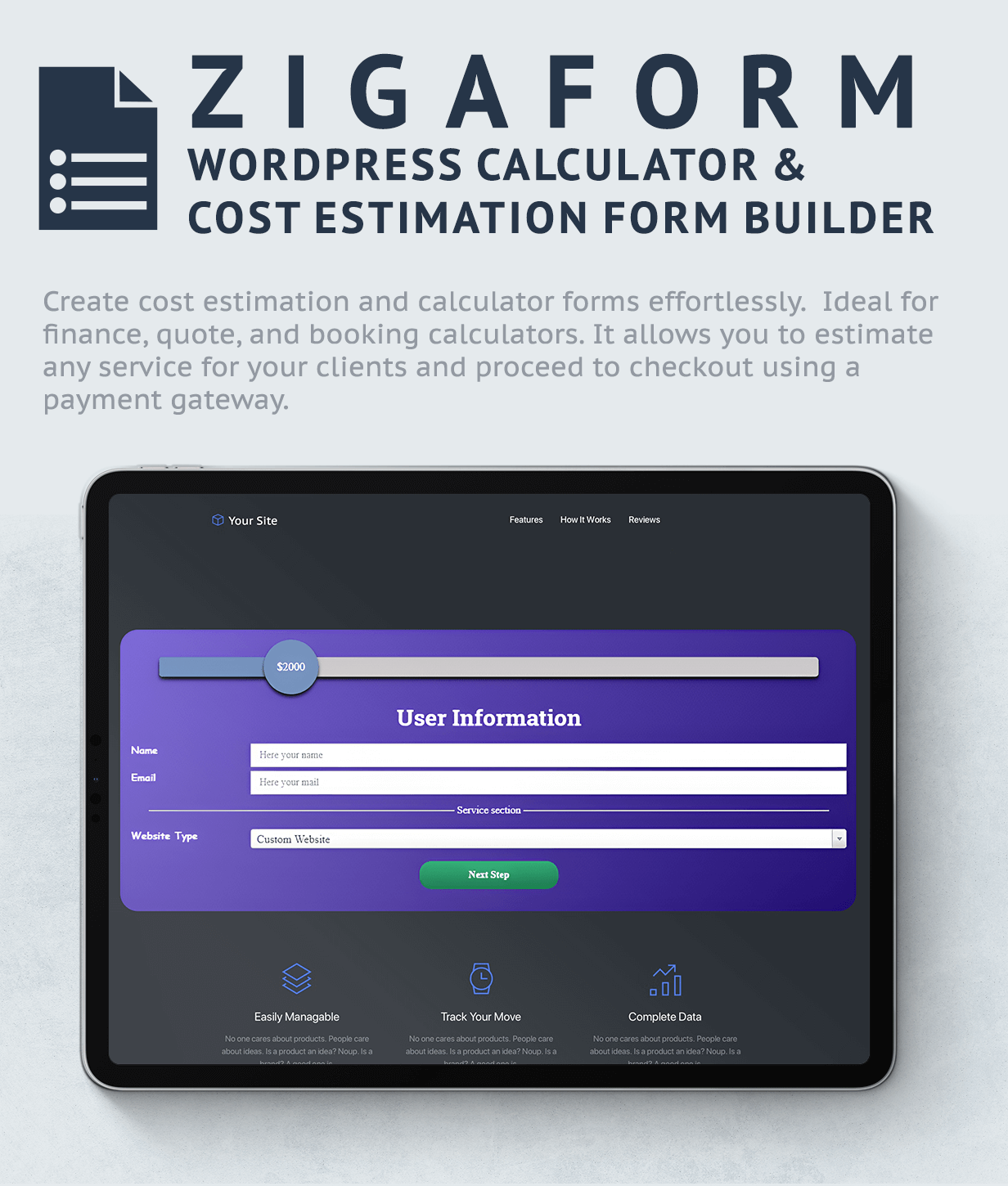 zigaform wordpress form builder